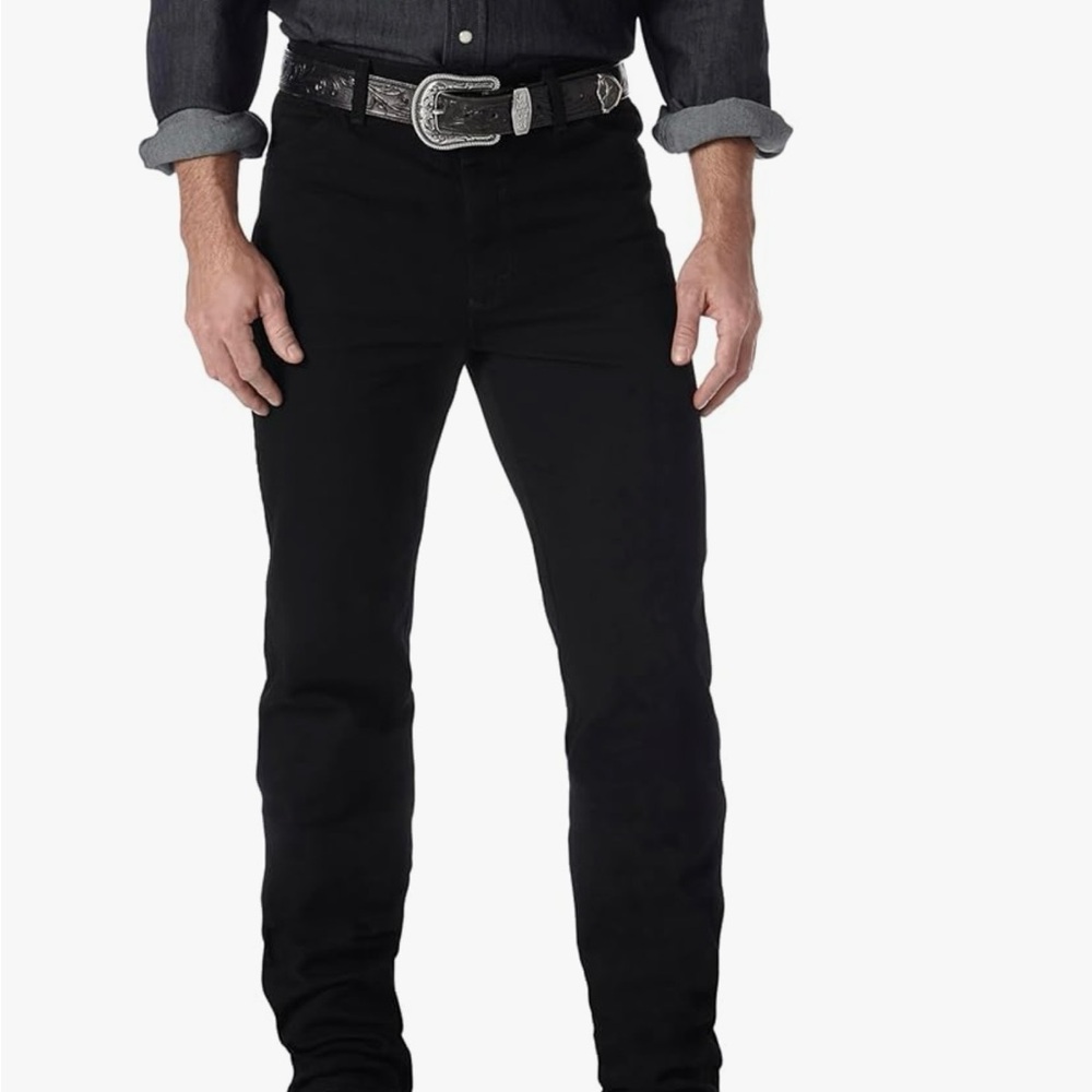 Wrangler  Men's 938 Slim Black Jeans